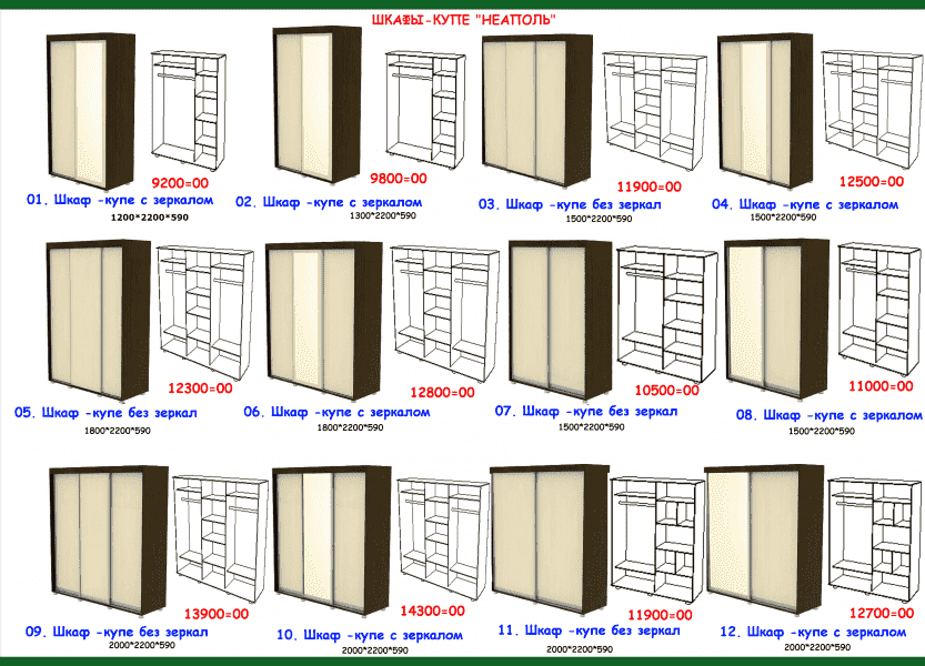 шкаф-купе неаполь в Энгельсе