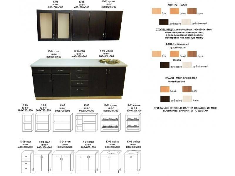 кухонный гарнитур прямой в Энгельсе