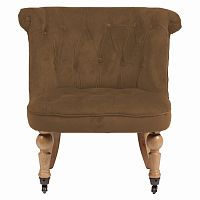 кресло amelie french country chair коричневое в Энгельсе