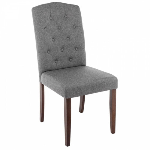стул деревянный dark walnut / fabric grey в Энгельсе
