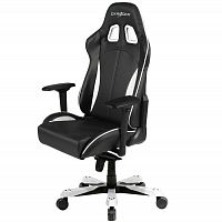 кресло геймерское dxracer king ks57 черно-белое в Энгельсе