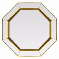 зеркало золотое венецианское восьмиугольное espresso gold в Энгельсе