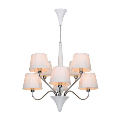 подвесная люстра arte lamp a1528lm-8wh белая в Энгельсе