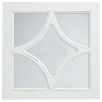 зеркало белое квадратное с декором ромб rombo в Энгельсе