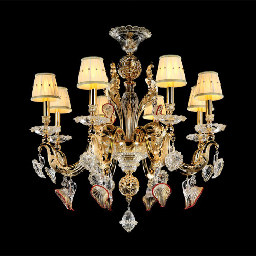 люстра md102729-8a от illuminati золото/янтарная в Энгельсе