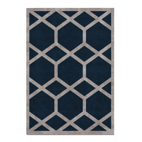 ковер ahston blue 150x220 синий в Энгельсе
