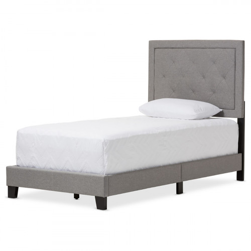 кровать paris linen upholstered gray 140х200 в Энгельсе