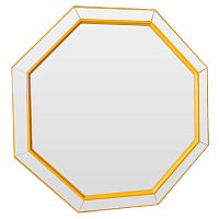 зеркало венецианское восьмиугольное желтое yellow octagon в Энгельсе