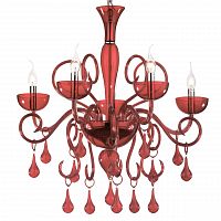 подвесная люстра ideal lux lilly sp5 rosso в Энгельсе