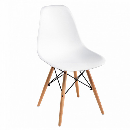 стул деревянный eames pc-015 white в Энгельсе