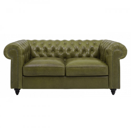 диван chester classic двухместный прямой оливковый в Энгельсе