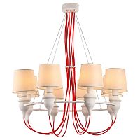 подвесная люстра arte lamp sergio a3325lm-8wh в Энгельсе