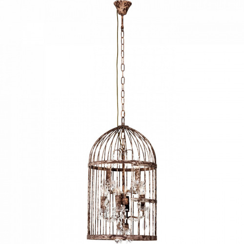 подвесной светильник cage chandelier коричневый в Энгельсе