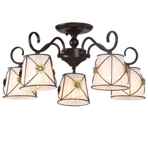 потолочная люстра arte lamp 72 a5495pl-5br в Энгельсе