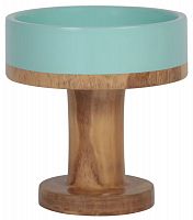 ваза настольная rustic chic bowl blue wood в Энгельсе