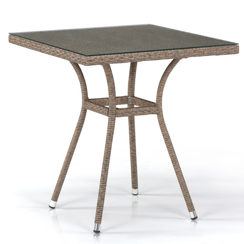 стол из иск. ротанга t282bnt-w56-70x70 light brown в Энгельсе