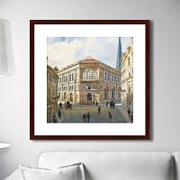 картина: view of the riga stock exchange, 1880г. в Энгельсе
