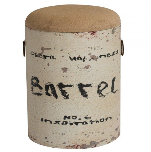 столик-табурет barrel white бежевый в Энгельсе