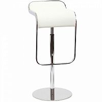 барный стул lem style piston stool белая кожа в Энгельсе