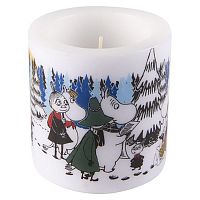 свеча большая moomin зимний лес, 8 см в Энгельсе