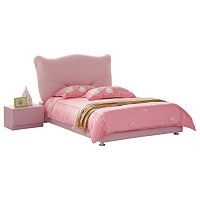 кровать pink leather kitty 120х200 в Энгельсе