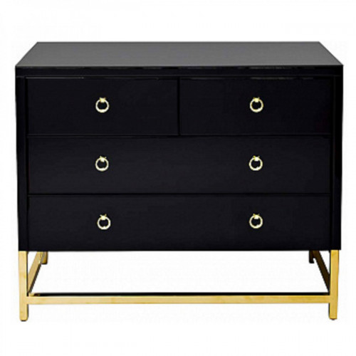 комод classic black черный, золото в Энгельсе