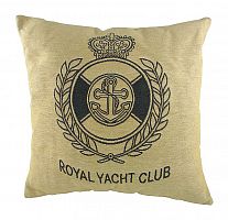 подушка с гербом королевского royal yacht club в Энгельсе