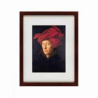 картина: portrait of a man in a chaperon (self-portrait), 1433 в Энгельсе