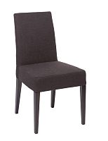 стул aylso dining chair кожа тёмно-коричневая в Энгельсе