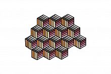 ковер parquet hexagon orange 305x188 от gan в Энгельсе