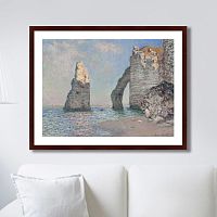 картина: the rock needle and the porte d'aval, 1885г. в Энгельсе