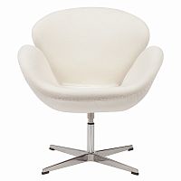 кресло swan chair кремовое в Энгельсе