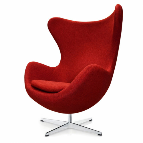 кресло egg chair темно-красное в Энгельсе