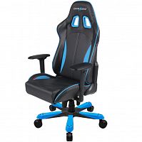 кресло геймерское dxracer king ks57 черно-синее в Энгельсе