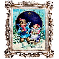 картина «с новым годом!» в раме «амели силвер», версия 22 в Энгельсе