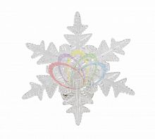 фигура светодиодная на присоске снежинка морозко, rgb в Энгельсе