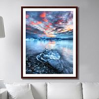картина iceland coast 100х78,5 см в Энгельсе