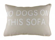 подушка с надписью no dogs on this sofa в Энгельсе