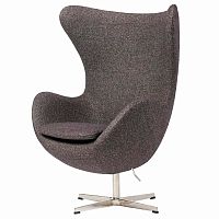 кресло egg chair серое в Энгельсе