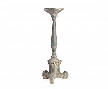 подсвечник фигурный голубой состаренный на 1 свечу antique blue finish, 61 см в Энгельсе