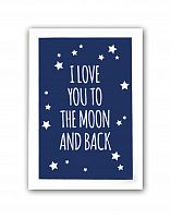 постер to the blue moon and back а4 в Энгельсе