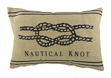 подушка с морским узлом nautical knot natural в Энгельсе