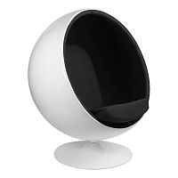 кресло eero aarnio style ball chair черное в Энгельсе