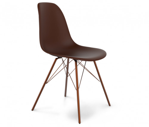 стул dsr коричневый s37 (eames style) в Энгельсе