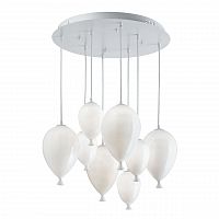 подвесная люстра ideal lux clown sp8 bianco в Энгельсе