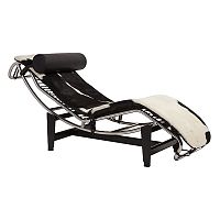 шезлонг chaise longue lc4 черно-белый в Энгельсе