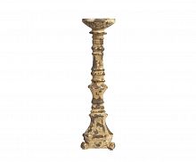 подсвечник фигурный бежевый состаренный на 1 свечу antique blue, 35 см в Энгельсе