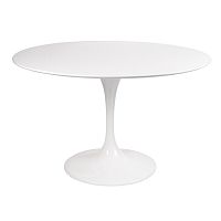 стол eero saarinen style tulip table mdf d110 глянцевый белый в Энгельсе