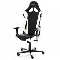 кресло геймерское dxracer racing черно-белое в Энгельсе