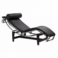 шезлонг chaise longue lc4 черный в Энгельсе